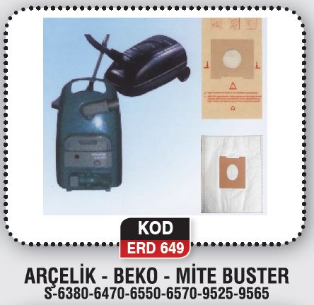 ARÇELİK - BEKO - MİTE BUSTER S-6380-6470 ERD 649